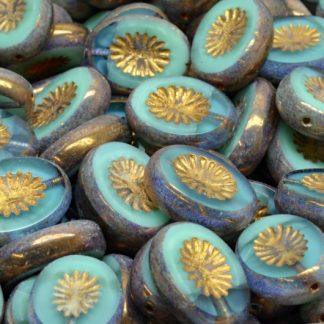 TCB Kiwi Beads 14x10mm (991-99105-14x10-54200-60000-14415-54202)