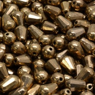 Firepolished Drop Beads 8x6mm (151-15101-08x06-23980-90215)