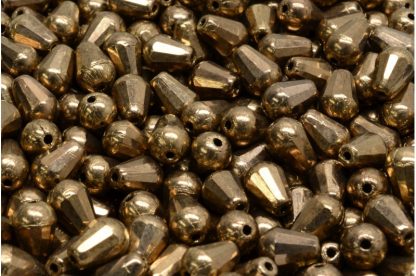 Firepolished Drop Beads 8x6mm (151-15101-08x06-23980-90215)