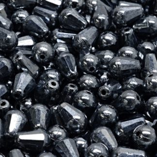 Firepolished Drop Beads 8x6mm (151-15101-08x06-23980-14400)