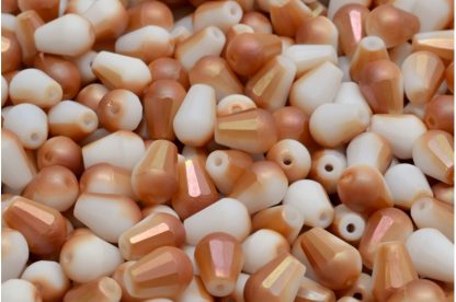 Firepolished Drop Beads 8x6mm (151-15101-08x06-03000-84100-29121)