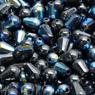 Firepolished Drop Beads 8x6mm (151-15101-08x06-23980-14400-28701)