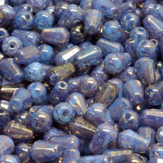 Firepolished Drop Beads 8x6mm (151-15101-08x06-61000-15496)