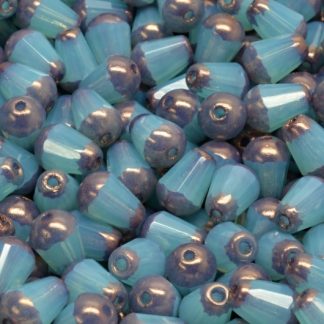 Firepolished Drop Beads 8x6mm (151-95101-08x06-61010-14415)