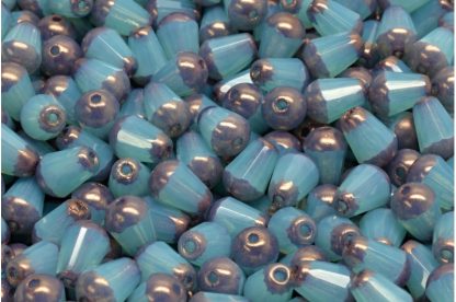 Firepolished Drop Beads 8x6mm (151-95101-08x06-61010-14415)