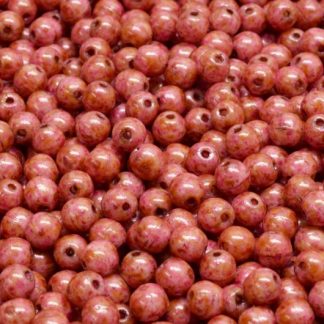 Round Druck Beads 4mm (111-19001-04x04-02010-65327)
