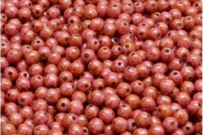 Round Druck Beads 4mm (111-19001-04x04-02010-65327)
