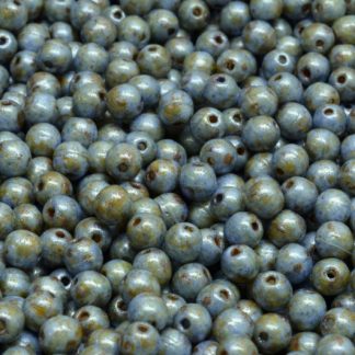 Round Druck Beads 4mm (111-19001-04x04-02010-65325)
