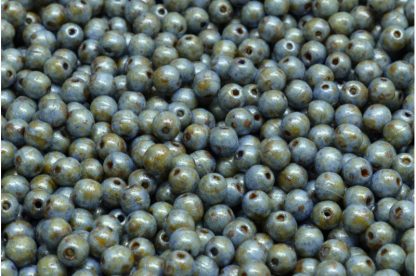 Round Druck Beads 4mm (111-19001-04x04-02010-65325)