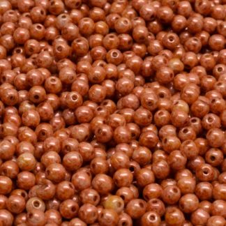 Round Druck Beads 3mm (111-19001-03x03-02010-65324)