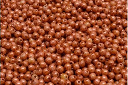 Round Druck Beads 3mm (111-19001-03x03-02010-65324)