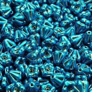 Bell Flower Beads 4x6mm (111-00240-04x06-00030-42036)