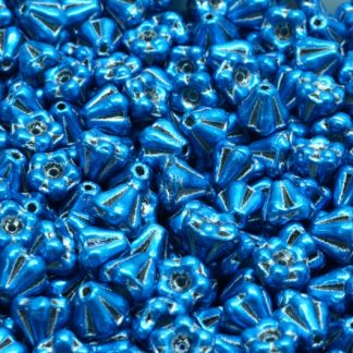 Bell Flower Beads 4x6mm (111-00240-04x06-00030-42060)