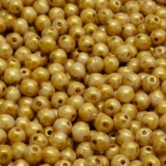 Round Druck Beads 4mm (111-19001-04x04-02010-65322)