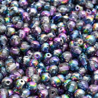 Round Druck Beads 4mm (111-19001-04x04-00030-95100)