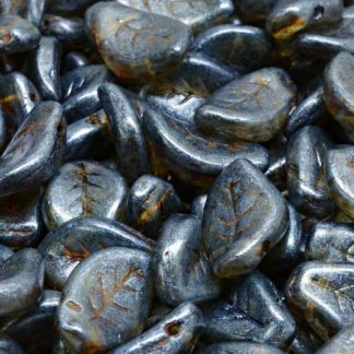 Wavy Leaf Beads 9x14mm (111-30078-09x14-00030-84100-65325)