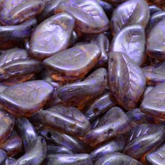 Wavy Leaf Beads 9x14mm (111-30078-09x14-00030-84100-65328)