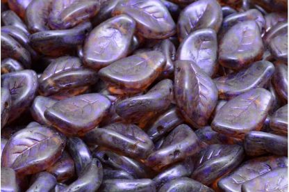 Wavy Leaf Beads 9x14mm (111-30078-09x14-00030-84100-65328)