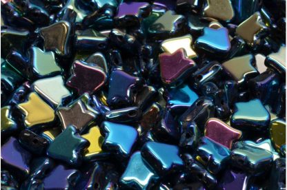 2 Holes Flat Tulip Bell Beads 9x9mm (111-95010-09x09-23980-28703)