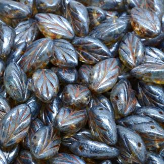 Beech Leaf Beads 7x11mm (111-01089-07x11-00030-65325)