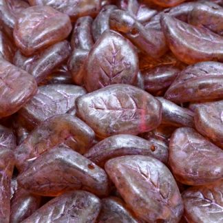 Wavy Leaf Beads 9x14mm (111-30078-09x14-00030-84100-65323)