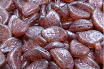 Wavy Leaf Beads 9x14mm (111-30078-09x14-00030-84100-65323)