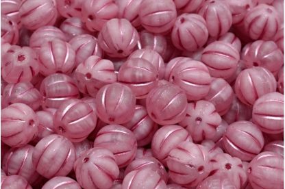 Melon Beads 8x8mm (111-19201-08x08-R0742-84100-54321)