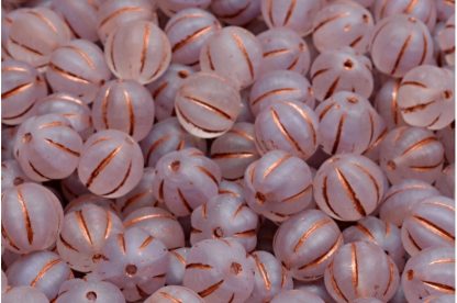 Melon Beads 8x8mm (111-19201-08x08-R0232-84100-54319)