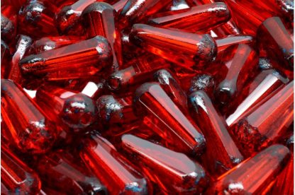 Firepolished Drop Beads 20x9mm (151-95101-20x09-90070-86800)