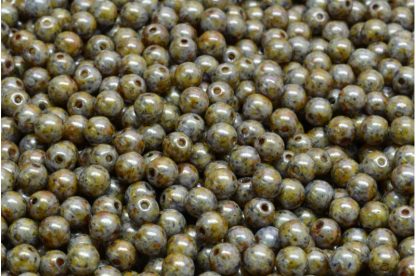 Round Druck Beads 4mm (111-19001-04x04-02010-65329)
