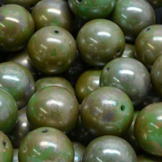 Round Druck Beads 12mm (111-19001-12x12-63130-43400)