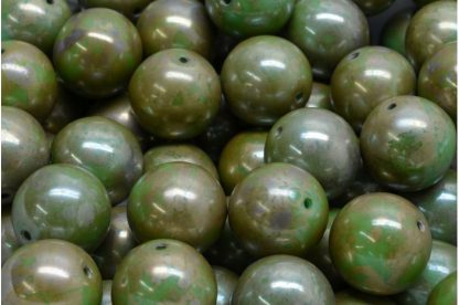 Round Druck Beads 12mm (111-19001-12x12-63130-43400)