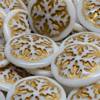 Snowflake Cabochon 21x21mm (111-95014-21x21-02020-54302)