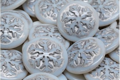 Snowflake Cabochon 21x21mm (111-95014-21x21-02020-54301)
