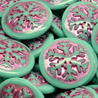 Snowflake Cabochon 21x21mm (111-95014-21x21-63130-54321)