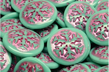 Snowflake Cabochon 21x21mm (111-95014-21x21-63130-54321)