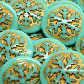 Snowflake Cabochon 21x21mm (111-95014-21x21-63130-54302)
