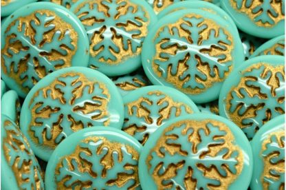 Snowflake Cabochon 21x21mm (111-95014-21x21-63130-54302)