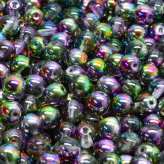 Round Druck Beads 6mm (111-19001-06x06-00030-95000)