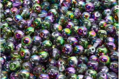 Round Druck Beads 6mm (111-19001-06x06-00030-95000)