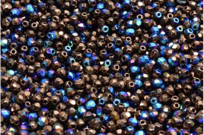 Firepolished Round Beads 3mm (151-19001-03x03-23980-14415-28701)