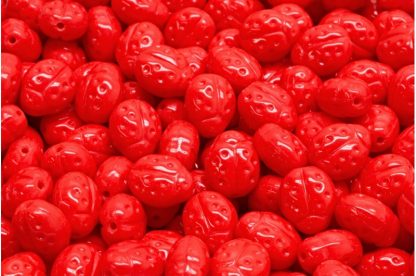 Ladybird beads 10x7mm (111-30441-10x07-93180)