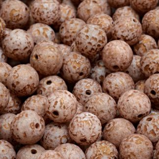 Round Druck Beads 8mm (111-19001-08x08-02010-ETCH-54317)