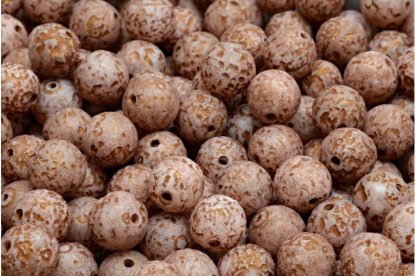 Round Druck Beads 8mm (111-19001-08x08-02010-ETCH-54317)