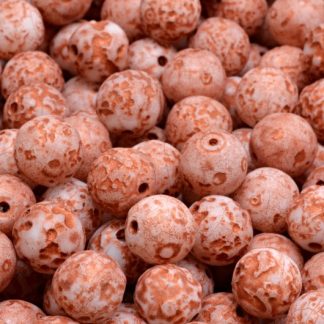 Round Druck Beads 8mm (111-19001-08x08-02010-ETCH-54319)