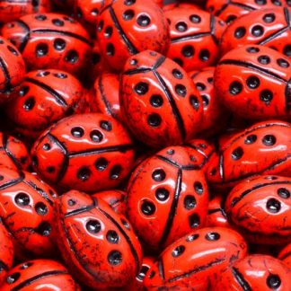 Ladybird beads 14x11mm (111-30441-14x11-93180-46441)
