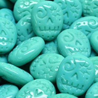 Woodoo Funny Face Beads 16x13mm (111-95022-16x13-63130)
