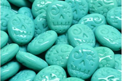 Woodoo Funny Face Beads 16x13mm (111-95022-16x13-63130)