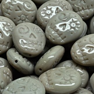 Woodoo Funny Face Beads 16x13mm (111-95022-16x13-43030)