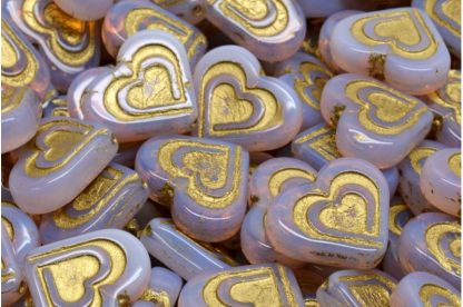 Heart In Heart Beads 14x16mm (111-99130-14x16-71010-54302)